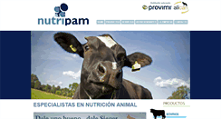 Desktop Screenshot of nutripam.com