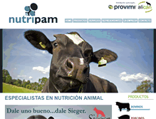 Tablet Screenshot of nutripam.com